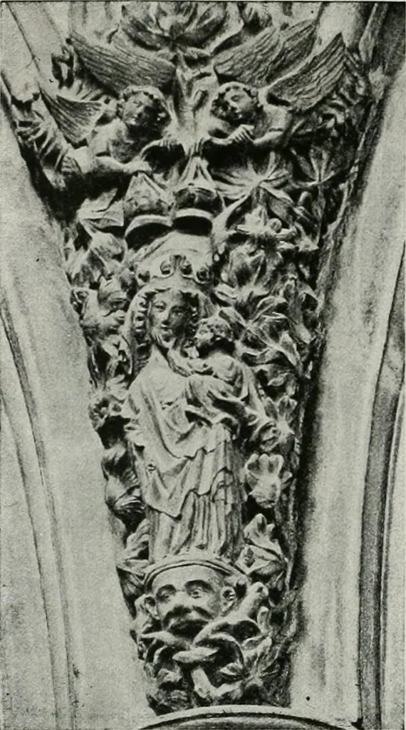 An illustration from A guide to English Gothic architecture, illustrated by numerous drawings and photographs, 1922, leaf 206