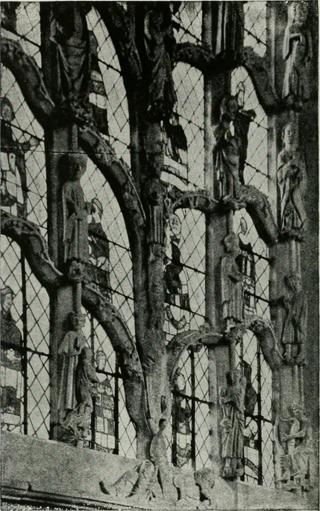 An illustration from A guide to English Gothic architecture, illustrated by numerous drawings and photographs, 1922, leaf 208