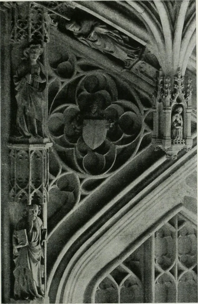 An illustration from A guide to English Gothic architecture, illustrated by numerous drawings and photographs, 1922, leaf 211