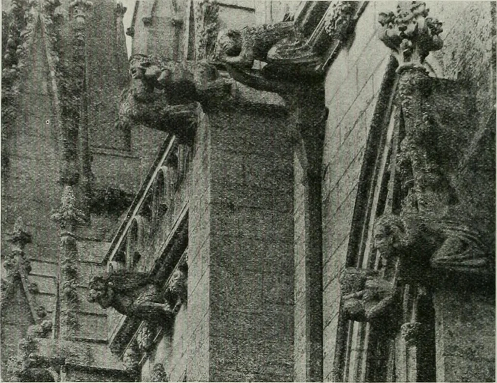 An illustration from A guide to English Gothic architecture, illustrated by numerous drawings and photographs, 1922, leaf 216