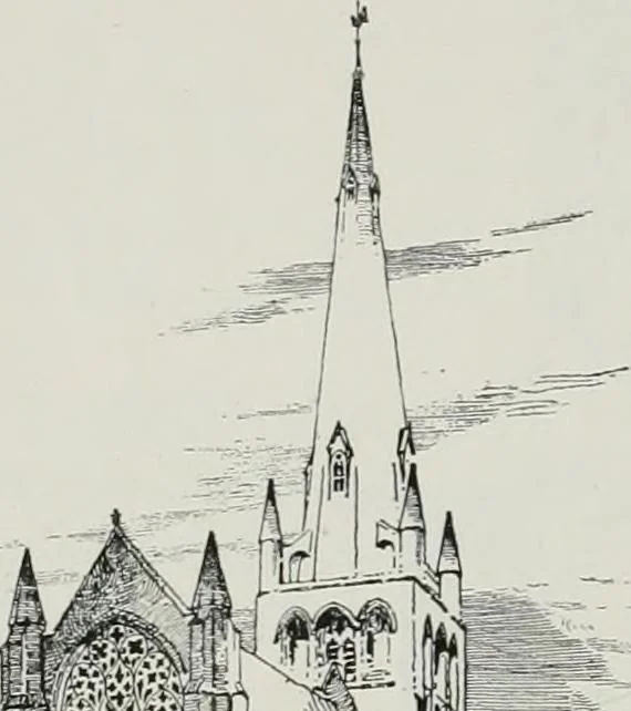 An illustration from A guide to English Gothic architecture, illustrated by numerous drawings and photographs, 1922, leaf 22