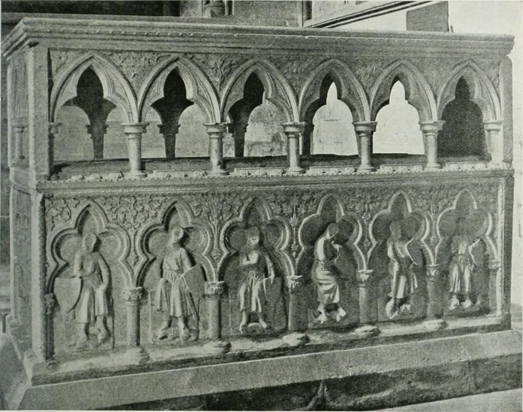 An illustration from A guide to English Gothic architecture, illustrated by numerous drawings and photographs, 1922, leaf 221