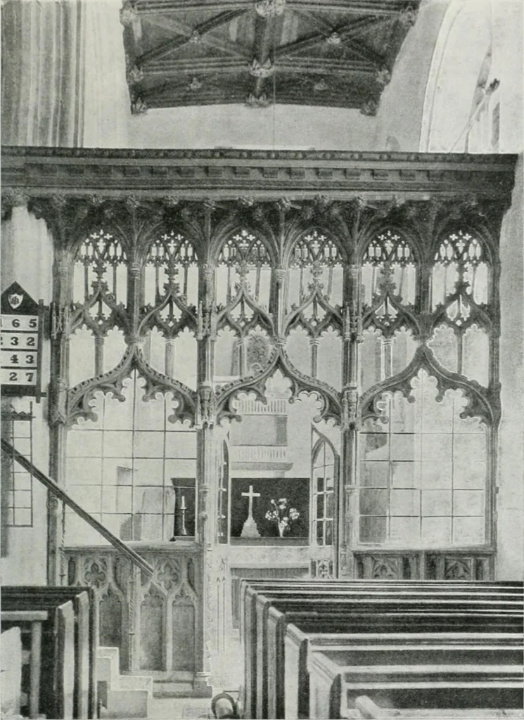 An illustration from A guide to English Gothic architecture, illustrated by numerous drawings and photographs, 1922, leaf 225