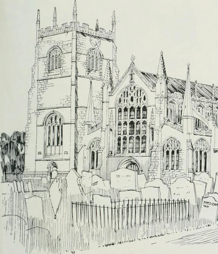 An illustration from A guide to English Gothic architecture, illustrated by numerous drawings and photographs, 1922, leaf 23