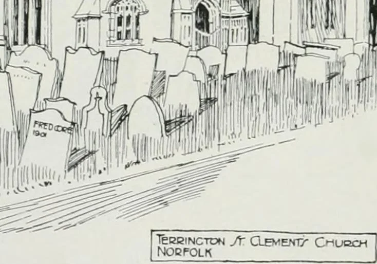 An illustration from A guide to English Gothic architecture, illustrated by numerous drawings and photographs, 1922, leaf 23