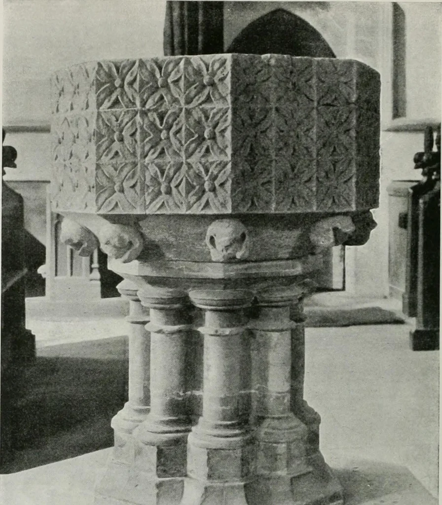 An illustration from A guide to English Gothic architecture, illustrated by numerous drawings and photographs, 1922, leaf 232