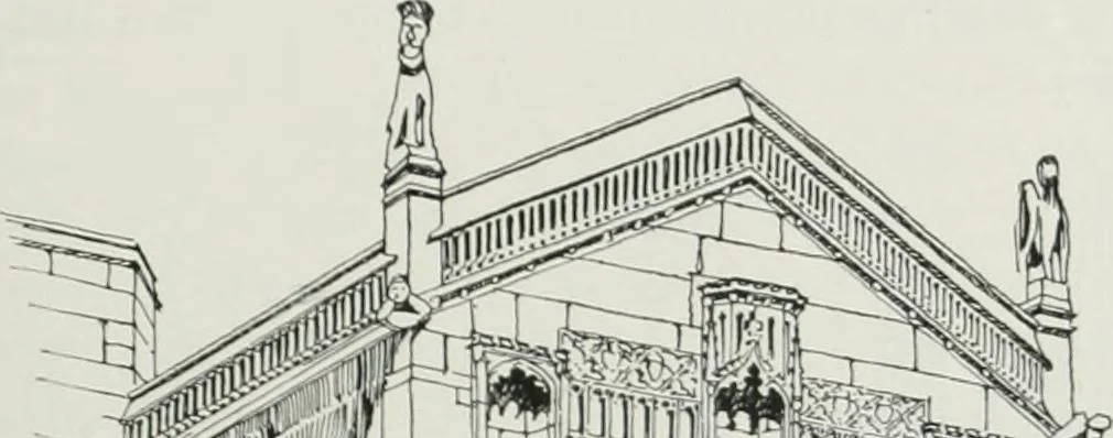 An illustration from A guide to English Gothic architecture, illustrated by numerous drawings and photographs, 1922, leaf 43