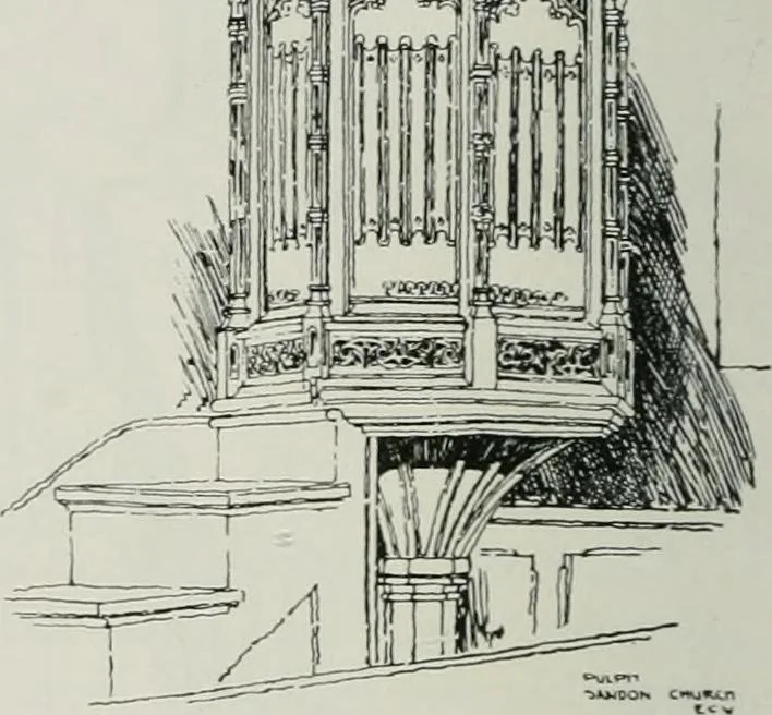 An illustration from A guide to English Gothic architecture, illustrated by numerous drawings and photographs, 1922, leaf 44