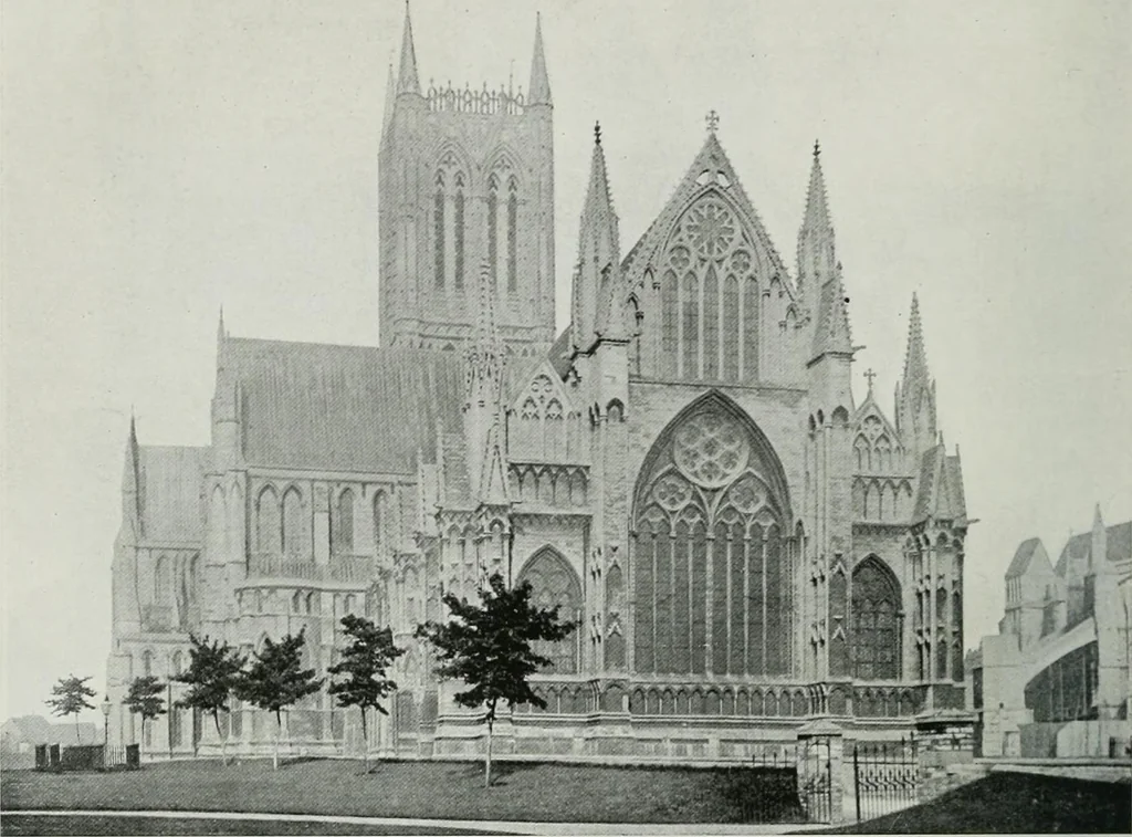 An illustration from A guide to English Gothic architecture, illustrated by numerous drawings and photographs, 1922, leaf 72