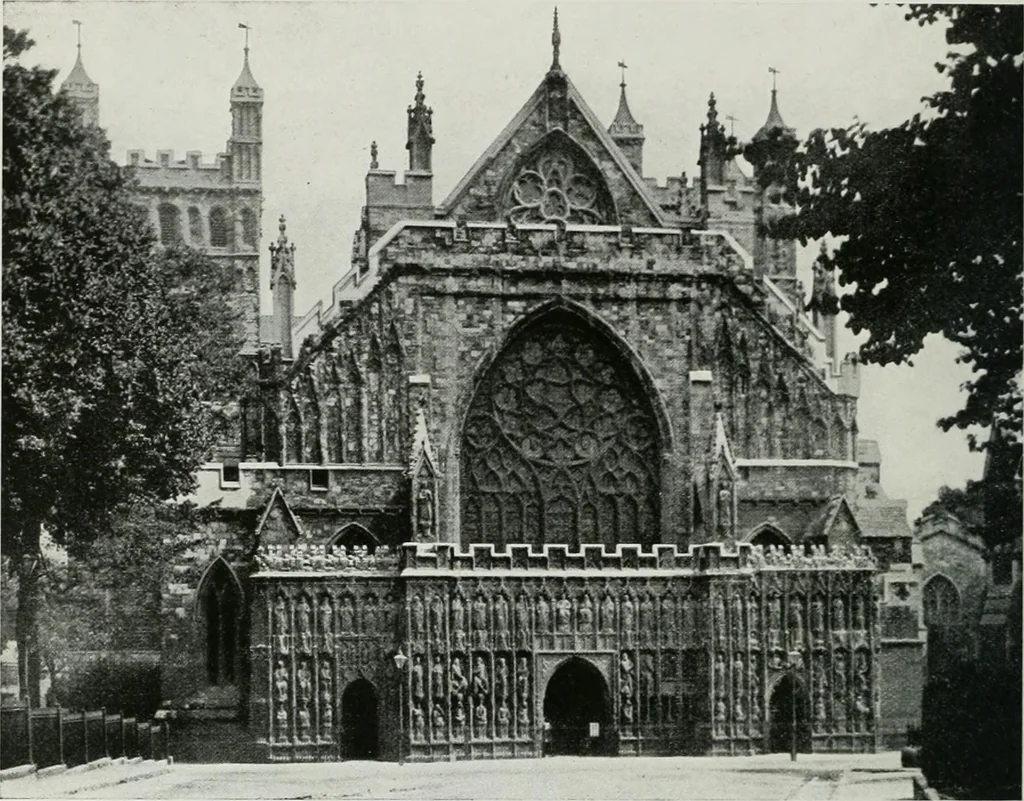 An illustration from A guide to English Gothic architecture, illustrated by numerous drawings and photographs, 1922, leaf 74