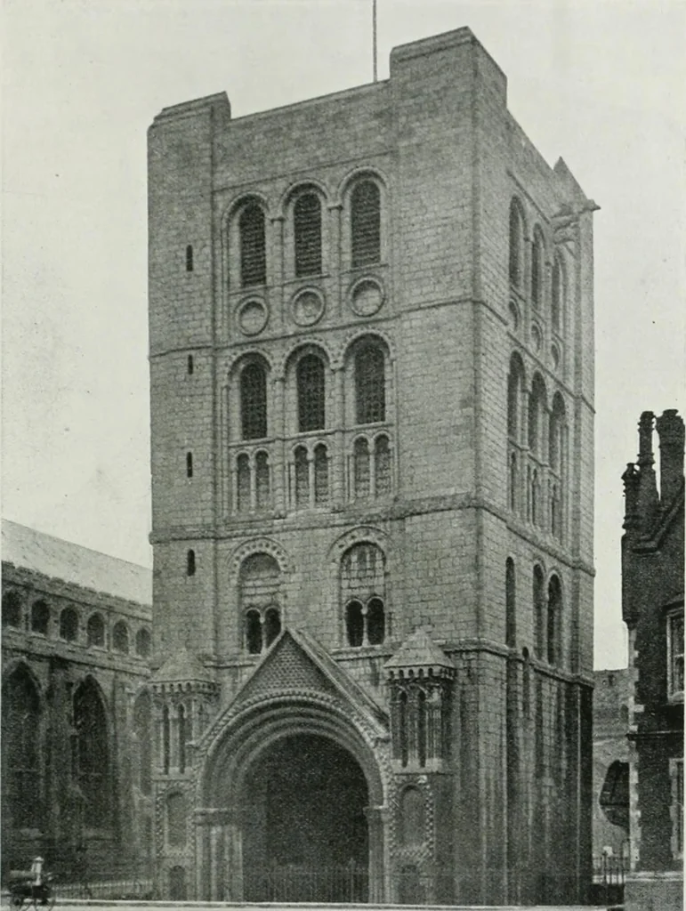 An illustration from A guide to English Gothic architecture, illustrated by numerous drawings and photographs, 1922, leaf 87
