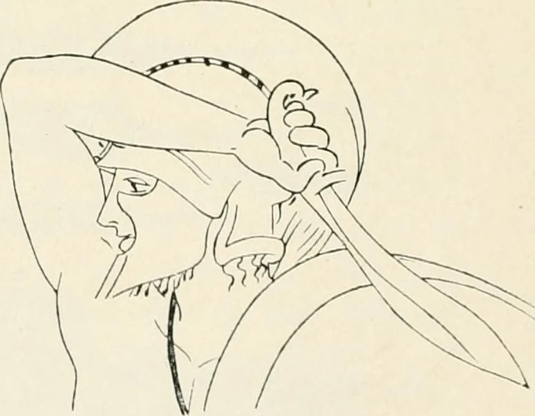 An illustration from A guide to the exhibition illustrating Greek and Roman life, 1920, leaf 114