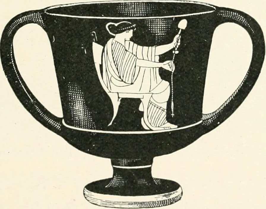 An illustration from A guide to the exhibition illustrating Greek and Roman life, 1920, leaf 155