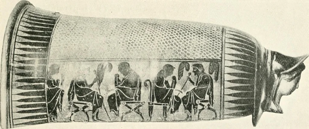 An illustration from A guide to the exhibition illustrating Greek and Roman life, 1920, leaf 157