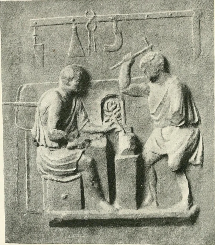 An illustration from A guide to the exhibition illustrating Greek and Roman life, 1920, leaf 168