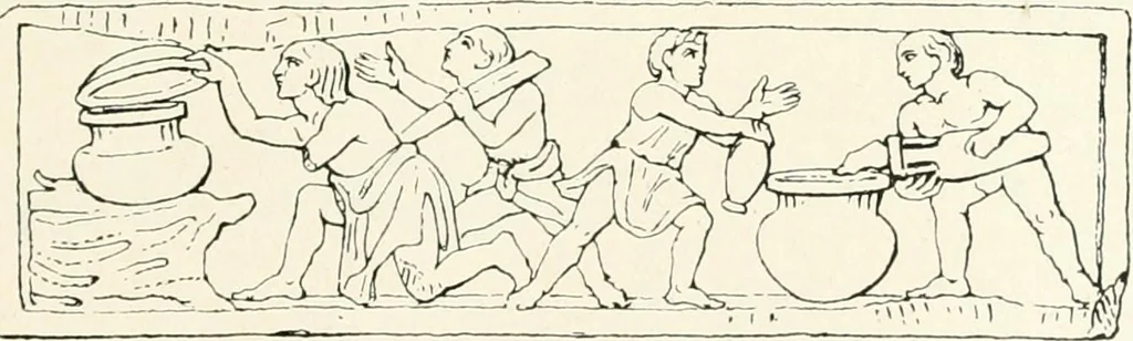 An illustration from A guide to the exhibition illustrating Greek and Roman life, 1920, leaf 187