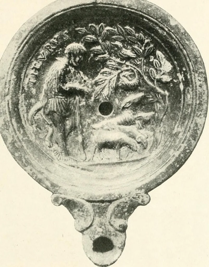 An illustration from A guide to the exhibition illustrating Greek and Roman life, 1920, leaf 191