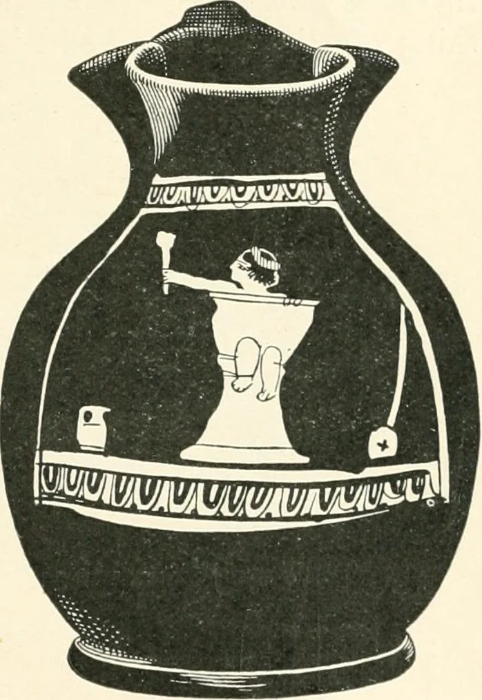 An illustration from A guide to the exhibition illustrating Greek and Roman life, 1920, leaf 205