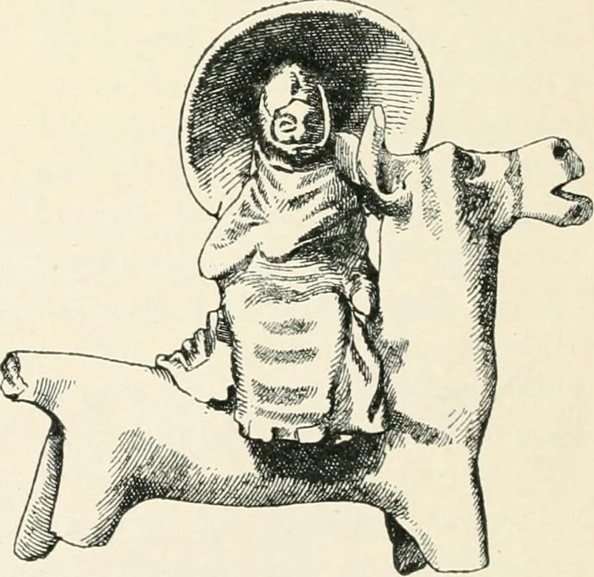 An illustration from A guide to the exhibition illustrating Greek and Roman life, 1920, leaf 206