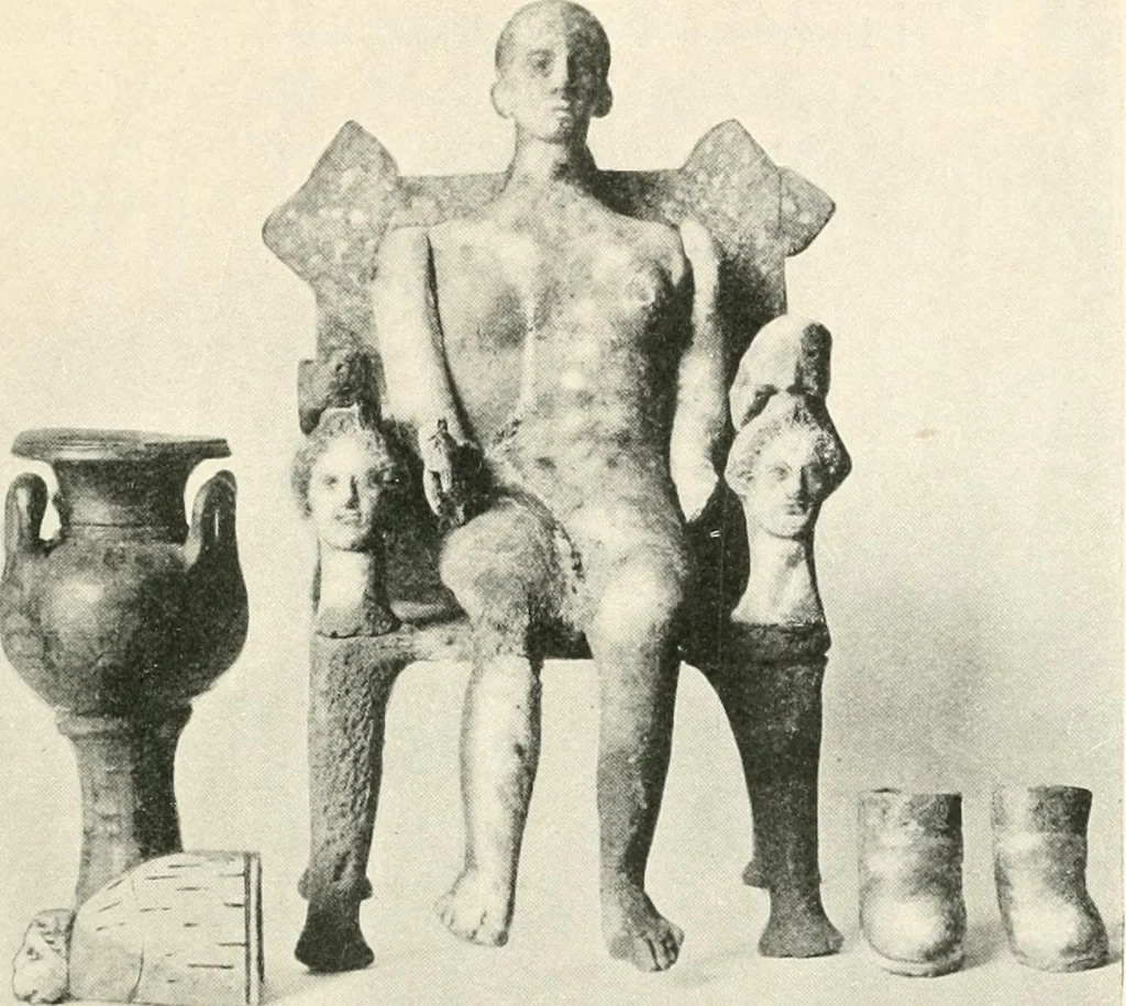 An illustration from A guide to the exhibition illustrating Greek and Roman life, 1920, leaf 207