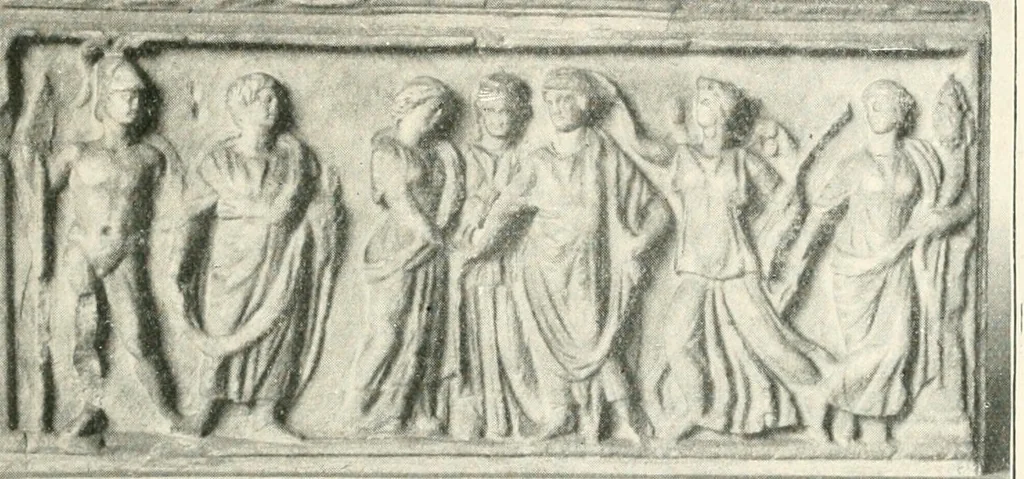An illustration from A guide to the exhibition illustrating Greek and Roman life, 1920, leaf 223