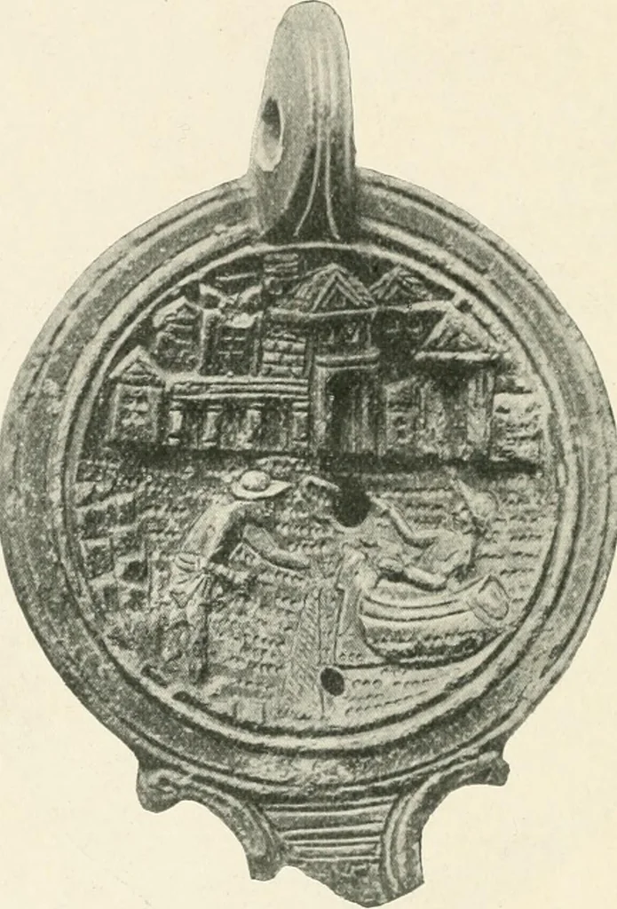 An illustration from A guide to the exhibition illustrating Greek and Roman life, 1920, leaf 50