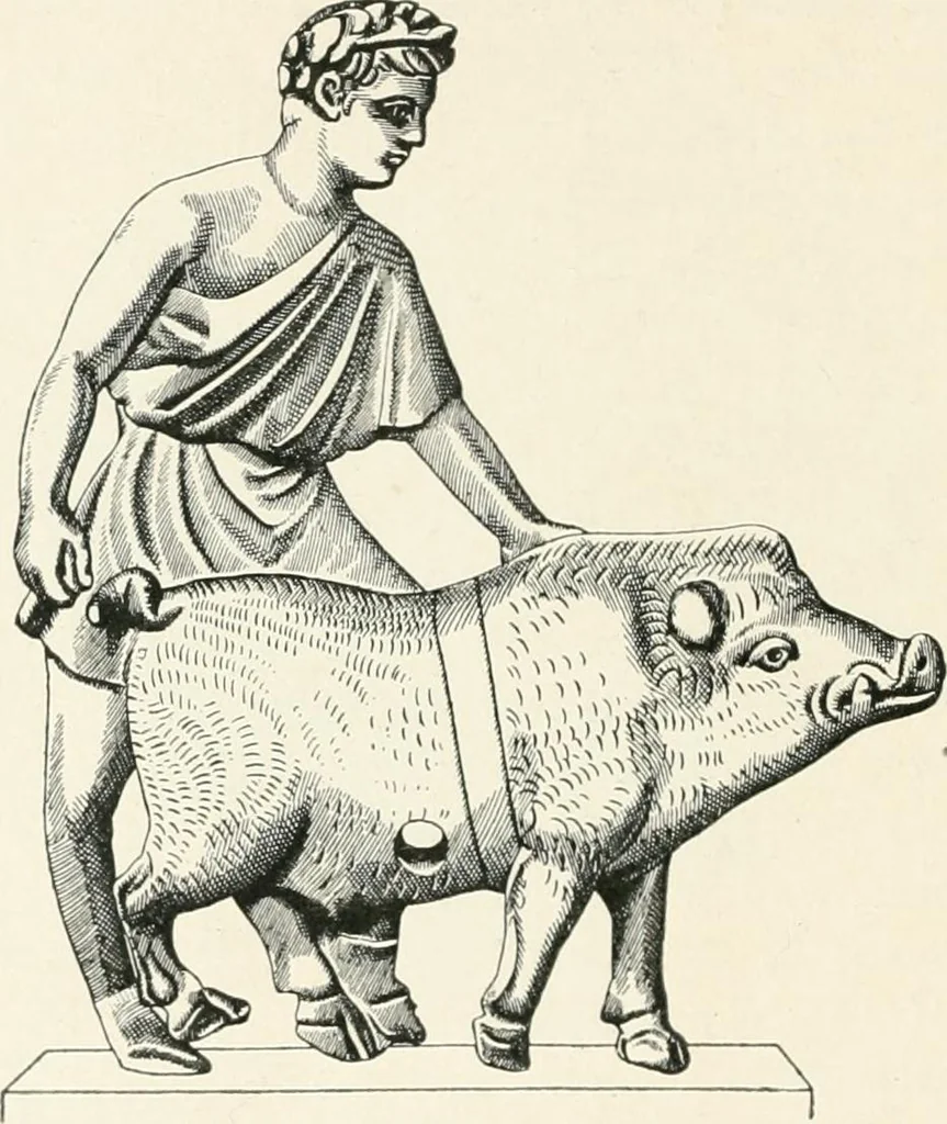 An illustration from A guide to the exhibition illustrating Greek and Roman life, 1920, leaf 52
