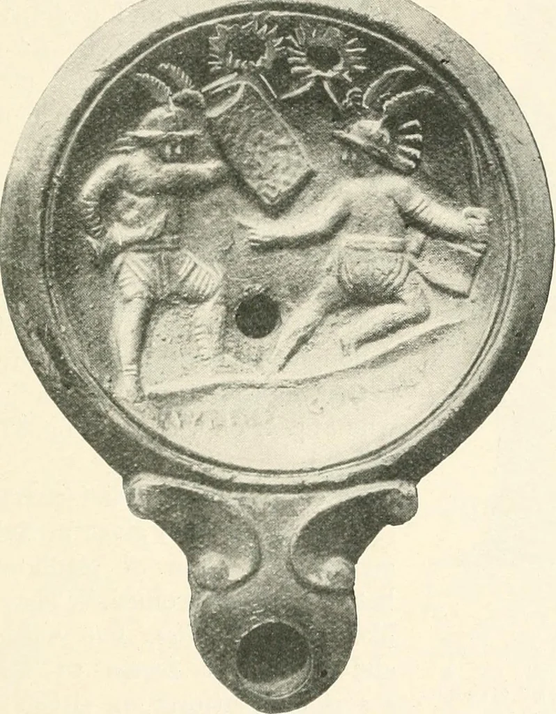 An illustration from A guide to the exhibition illustrating Greek and Roman life, 1920, leaf 77