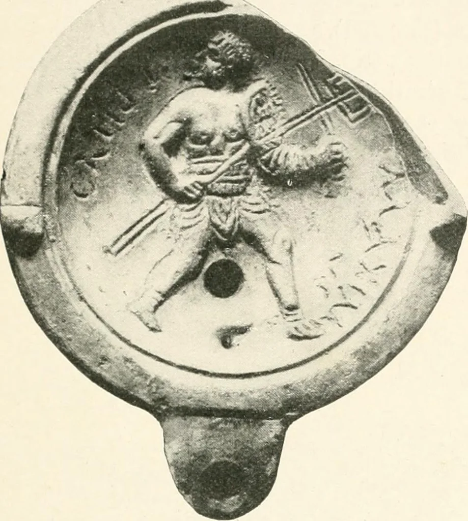 An illustration from A guide to the exhibition illustrating Greek and Roman life, 1920, leaf 79