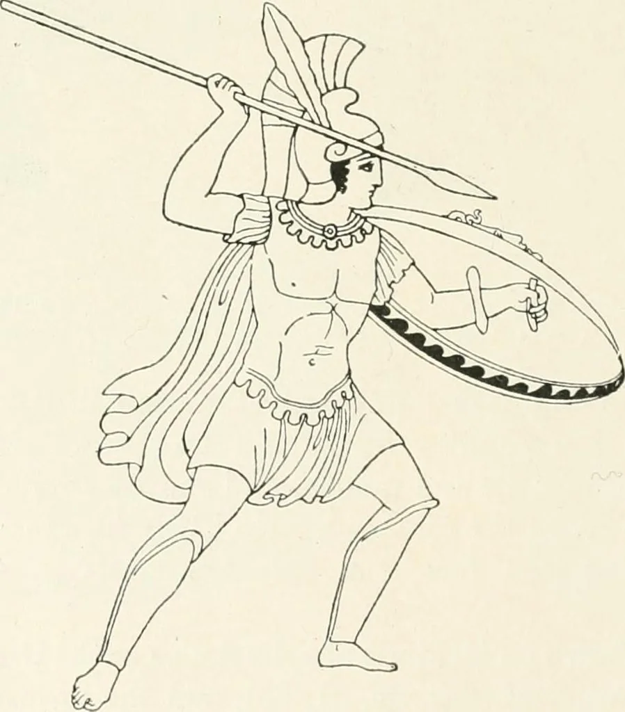 An illustration from A guide to the exhibition illustrating Greek and Roman life, 1920, leaf 96