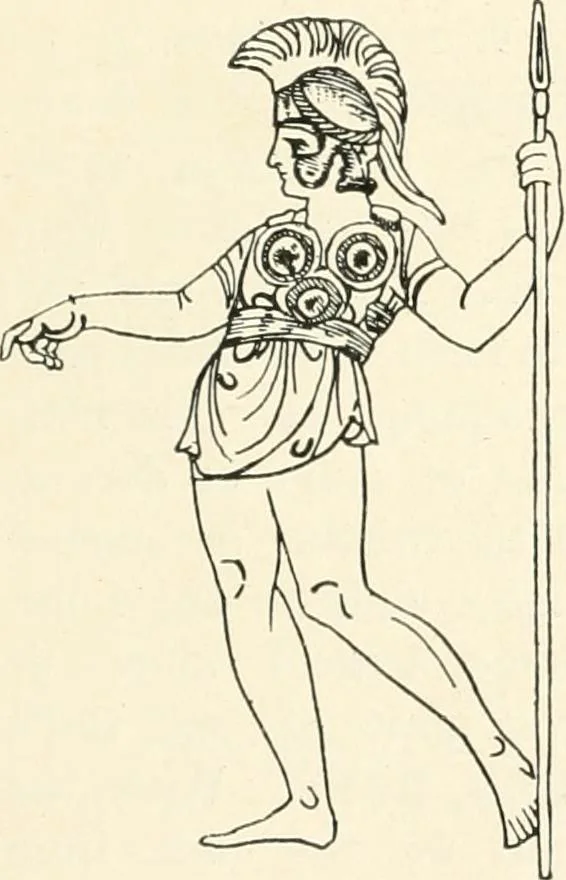 An illustration from A guide to the exhibition illustrating Greek and Roman life, 1920, leaf 99