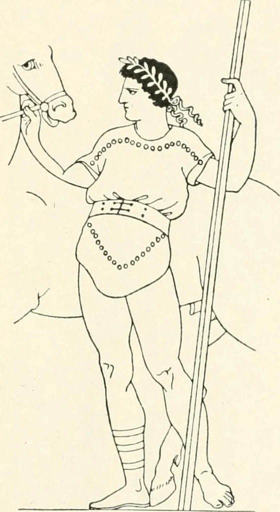 An illustration from A guide to the exhibition illustrating Greek and Roman life, 1920, leaf 99