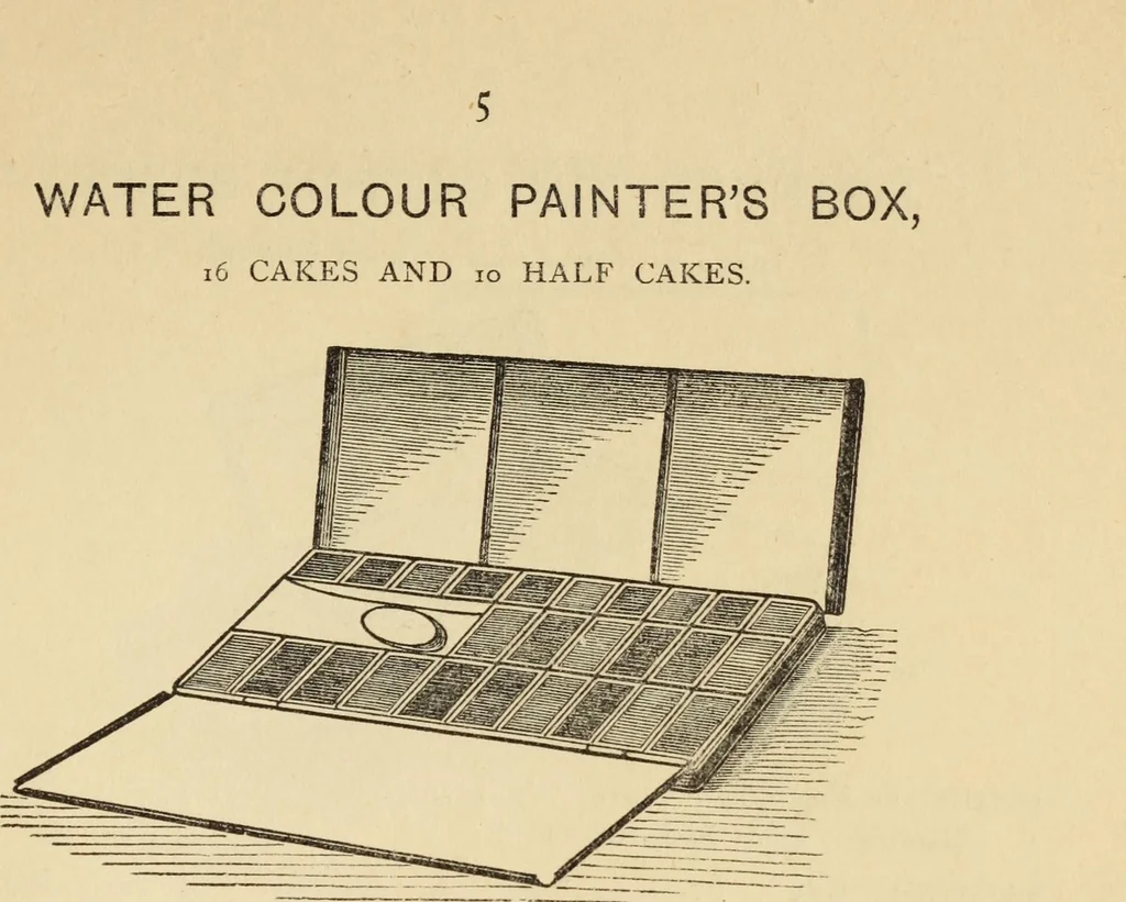 An illustration from A guide to figure painting in water-colours : with illustrations and brushwork, 1880, leaf 83