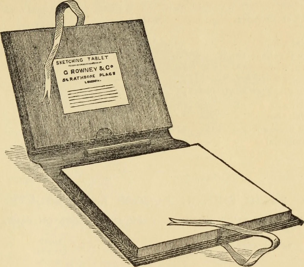 An illustration from A guide to figure painting in water-colours : with illustrations and brushwork, 1880, leaf 87