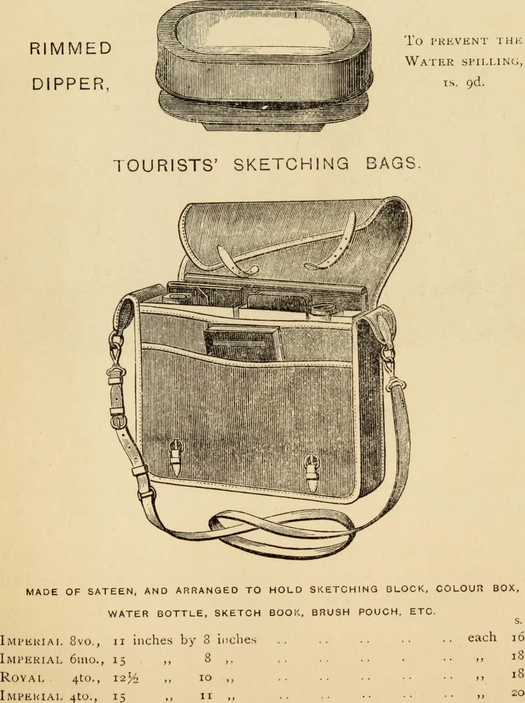 An illustration from A guide to figure painting in water-colours : with illustrations and brushwork, 1880, leaf 97