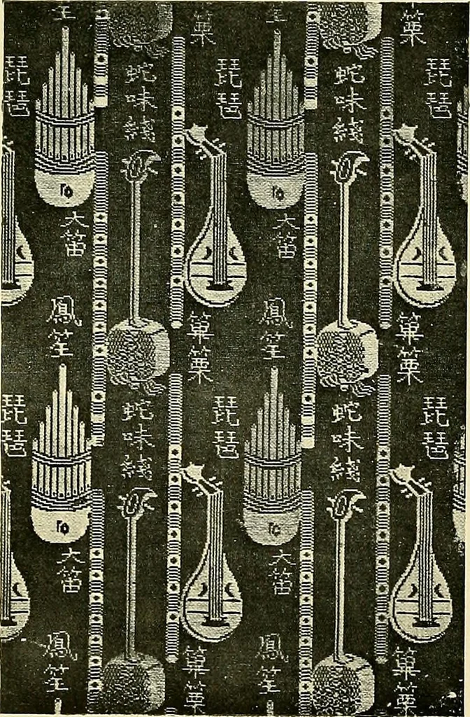 An illustration from Guide to the Japanese textiles, 1919, leaf 90