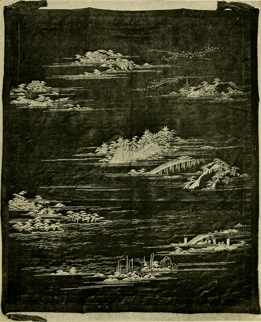 An illustration from Guide to the Japanese textiles, 1919, leaf 99