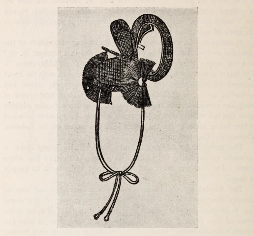 An illustration from Guide to the Japanese textiles, 1919, leaf 68