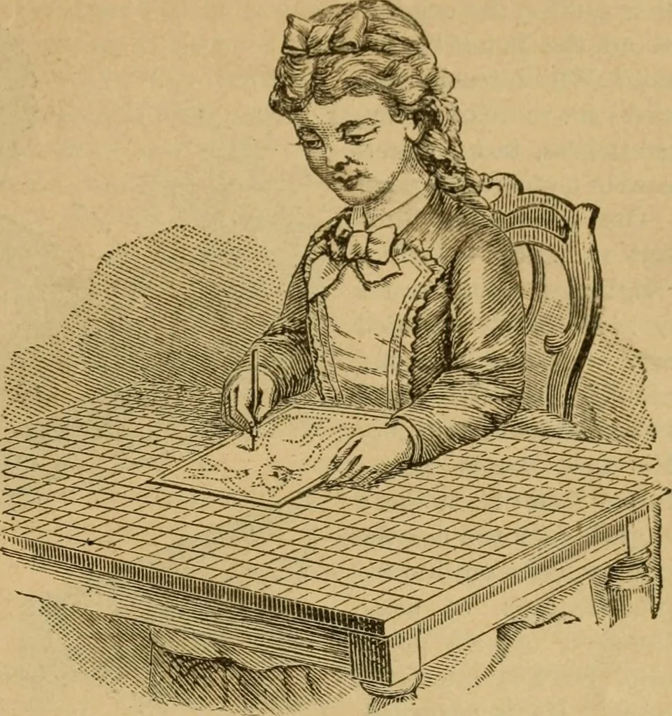 An illustration from Guide to the kindergarten and intermediate class, 1877, leaf 229
