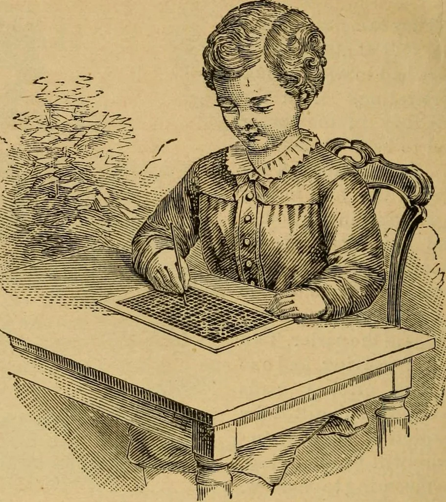 An illustration from Guide to the kindergarten and intermediate class, 1877, leaf 230