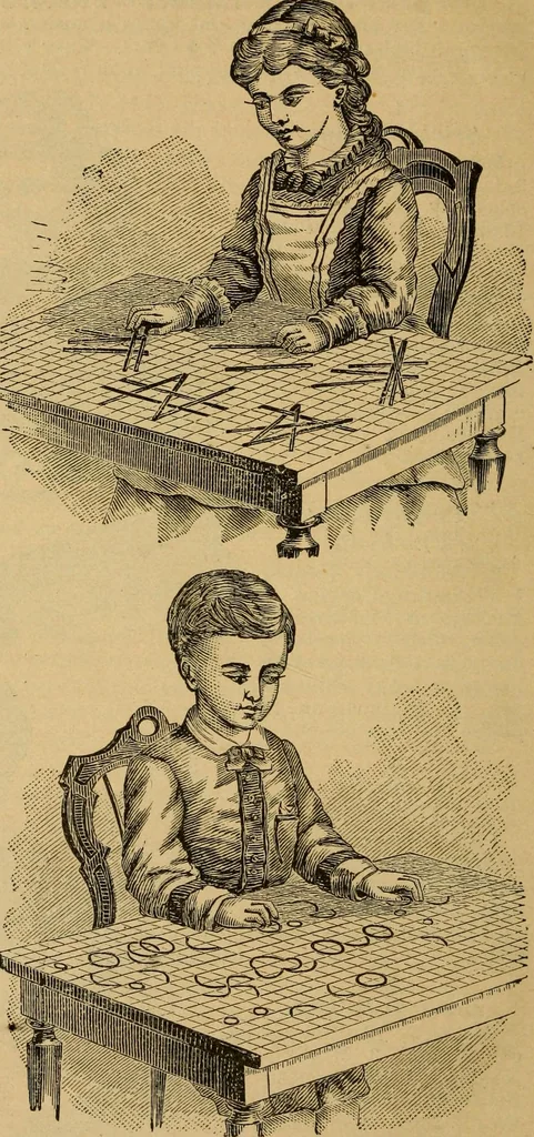 An illustration from Guide to the kindergarten and intermediate class, 1877, leaf 234