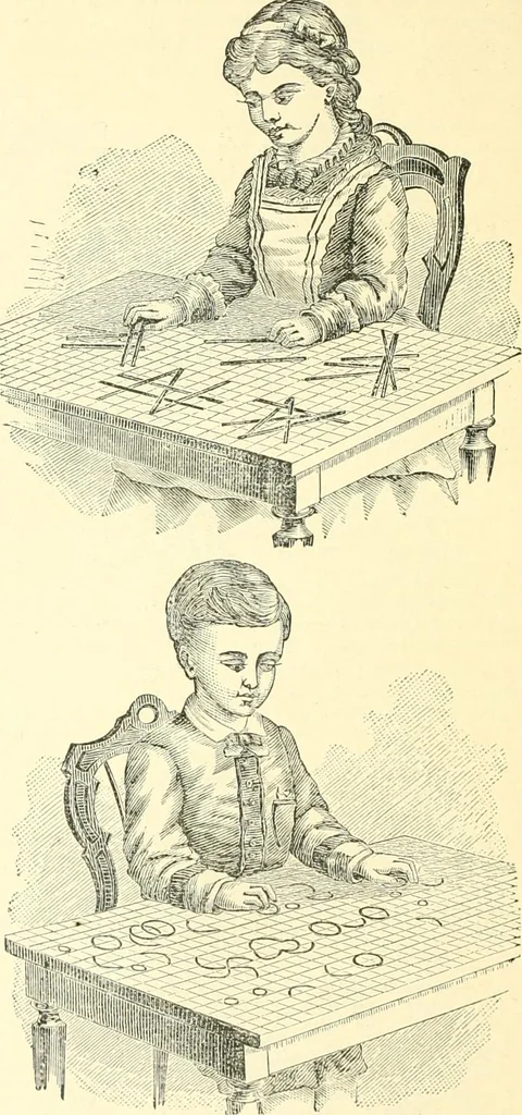 An illustration from Guide to the kindergarten and intermediate class, 1877, leaf 230