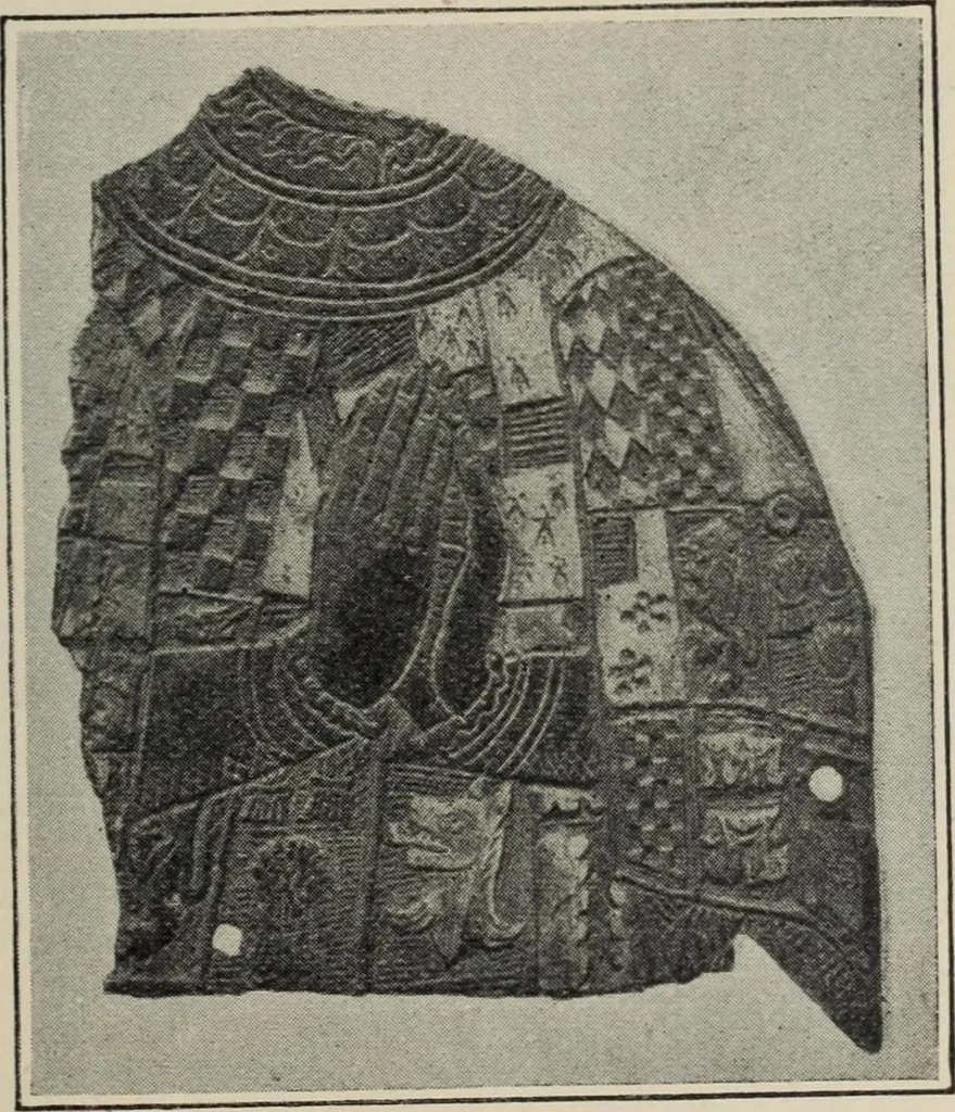 An illustration from A guide to the Mediaeval Room and to the specimens of mediaeval and later times in the gold ornament room : with fourteen plates and a hundred and ninety-four illustrations, 1907, leaf 106