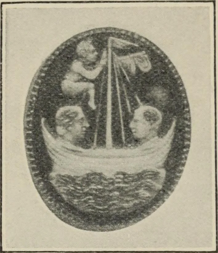 An illustration from A guide to the Mediaeval Room and to the specimens of mediaeval and later times in the gold ornament room : with fourteen plates and a hundred and ninety-four illustrations, 1907, leaf 176