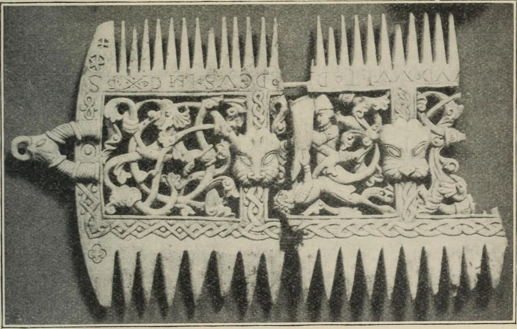 An illustration from A guide to the Mediaeval Room and to the specimens of mediaeval and later times in the gold ornament room : with fourteen plates and a hundred and ninety-four illustrations, 1907, leaf 190