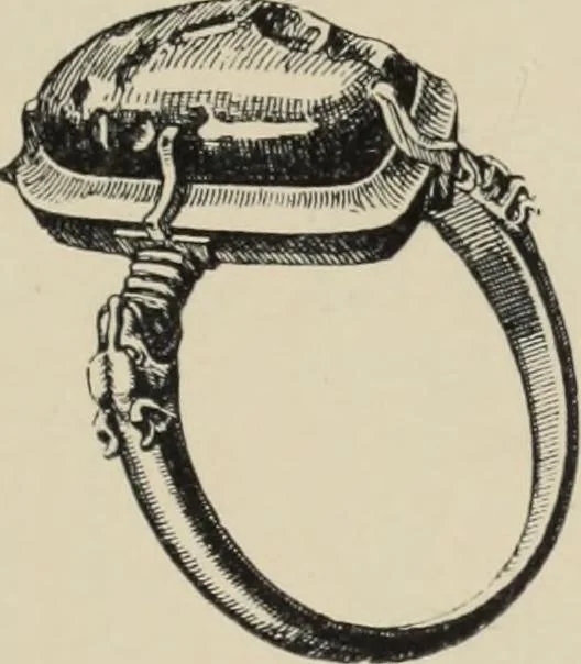 An illustration from A guide to the Mediaeval Room and to the specimens of mediaeval and later times in the gold ornament room : with fourteen plates and a hundred and ninety-four illustrations, 1907, leaf 212