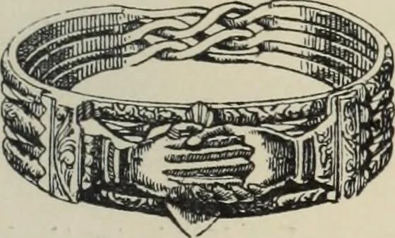 An illustration from A guide to the Mediaeval Room and to the specimens of mediaeval and later times in the gold ornament room : with fourteen plates and a hundred and ninety-four illustrations, 1907, leaf 214
