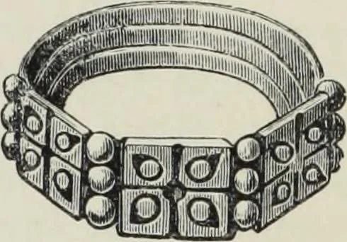 An illustration from A guide to the Mediaeval Room and to the specimens of mediaeval and later times in the gold ornament room : with fourteen plates and a hundred and ninety-four illustrations, 1907, leaf 215