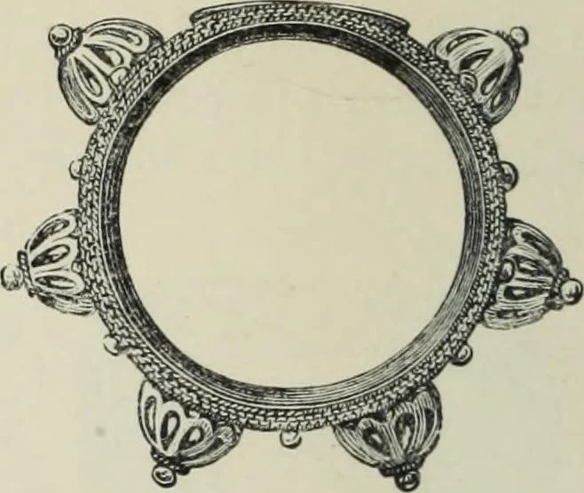 An illustration from A guide to the Mediaeval Room and to the specimens of mediaeval and later times in the gold ornament room : with fourteen plates and a hundred and ninety-four illustrations, 1907, leaf 215