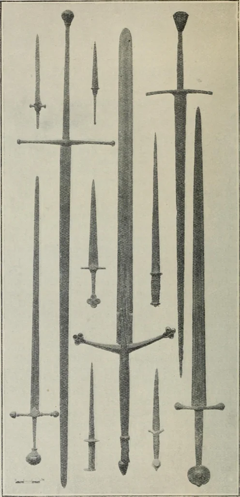 An illustration from A guide to the Mediaeval Room and to the specimens of mediaeval and later times in the gold ornament room : with fourteen plates and a hundred and ninety-four illustrations, 1907, leaf 23
